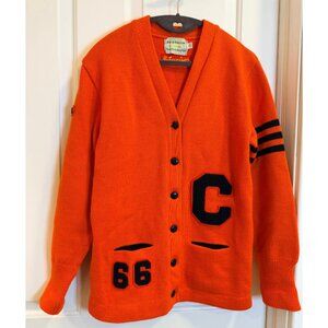 Vintage Skookum Letterman Wool Cardigan Women’s Varsity Sweater